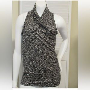 Ann Taylor petites sleeveless surplice top SP Petite Small NWT cowl neck